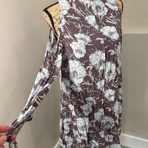 Sleeveless Floral Midi Dress – Size Medium